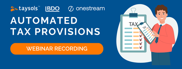 Webinar Recording Page Banner Taysols BDO Simplify Pillar Two challenges with modern Enterprise Tax Reporting